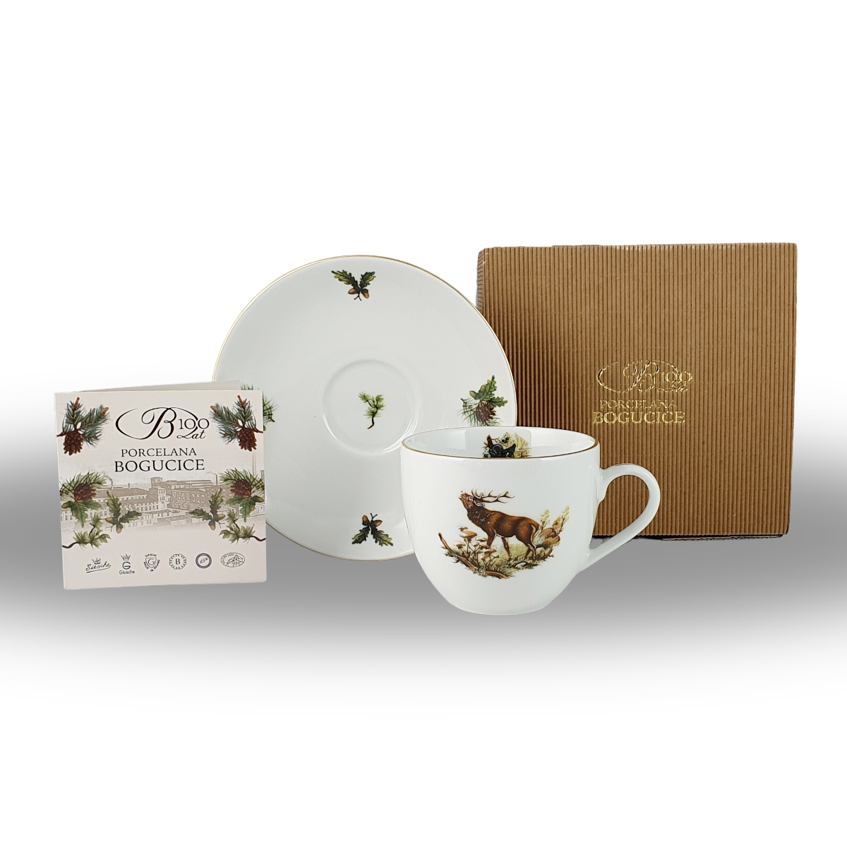 POLOWANIE filiżanka z spodkiem AP105 linea 350 ml