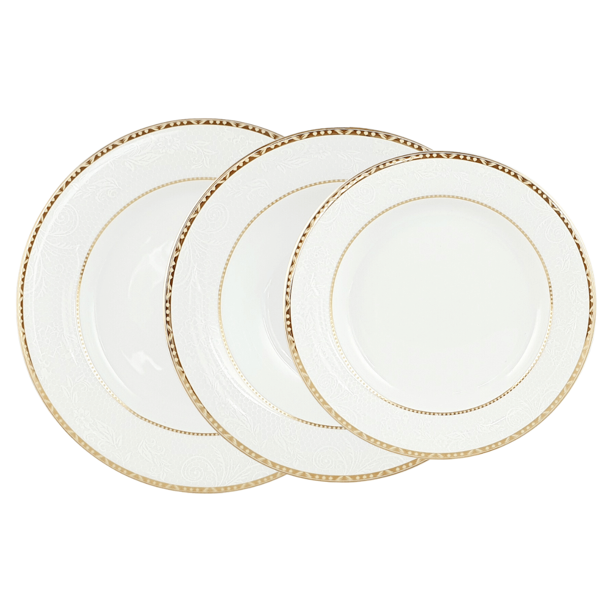 KELLY GOLD komplet talerzy 6/18