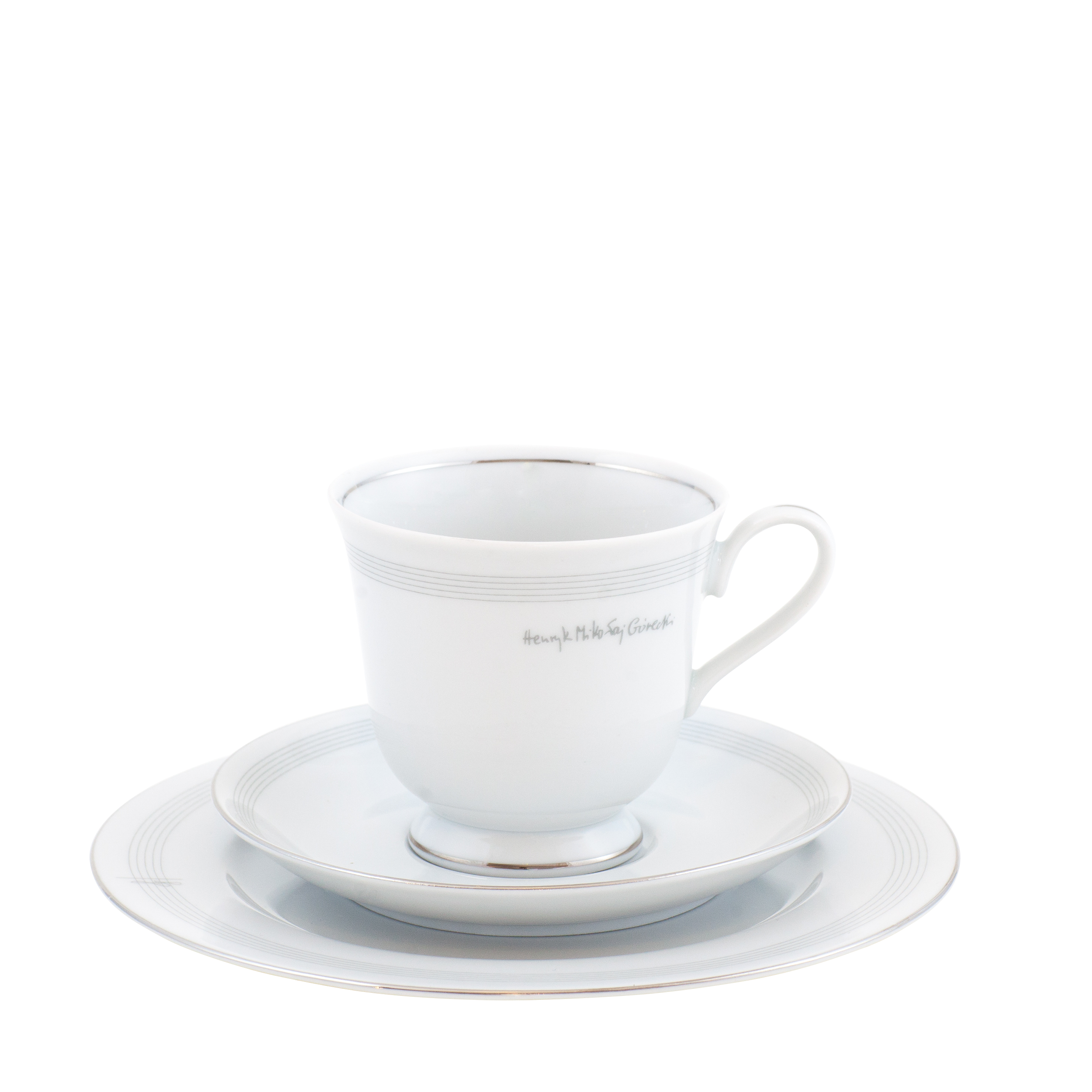 HENRYK MIKOŁAJ GÓRECKI zestaw śniadaniowy 1 osobowy