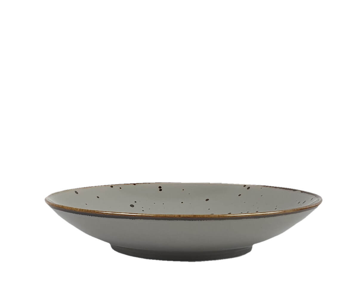 COTTAGE GREY TALERZ GŁĘBOKI 22 cm - Alumina Bogucice