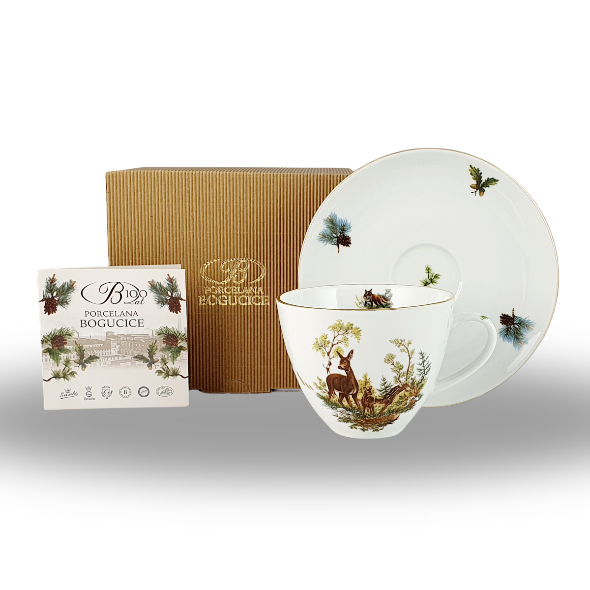 POLOWANIE filiżanka z spodkiem jumbo PC1 500 ml