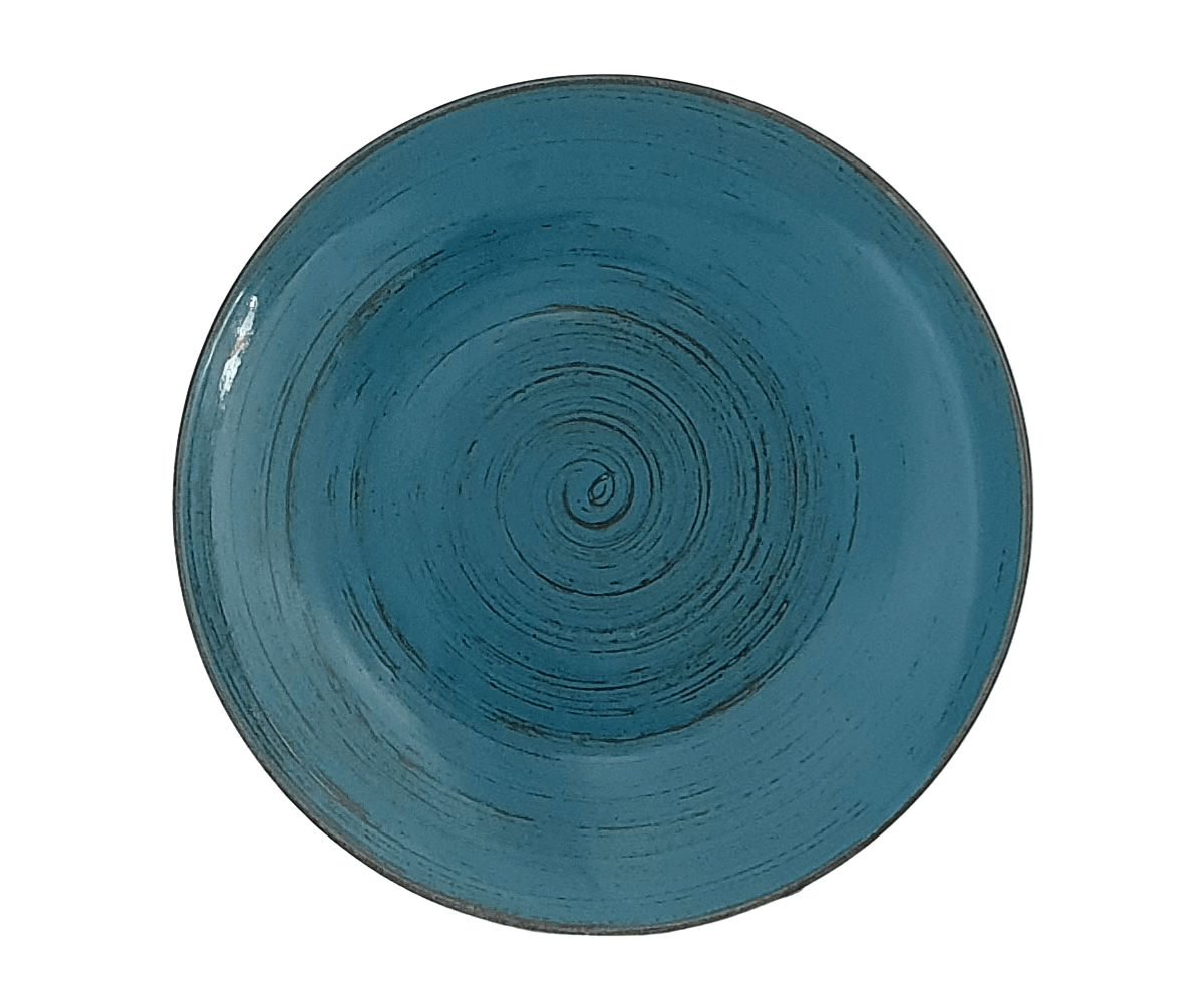 NOSTALGIA LAZUR TALERZ DESEROWY 21,5 cm - Alumina Bogucice