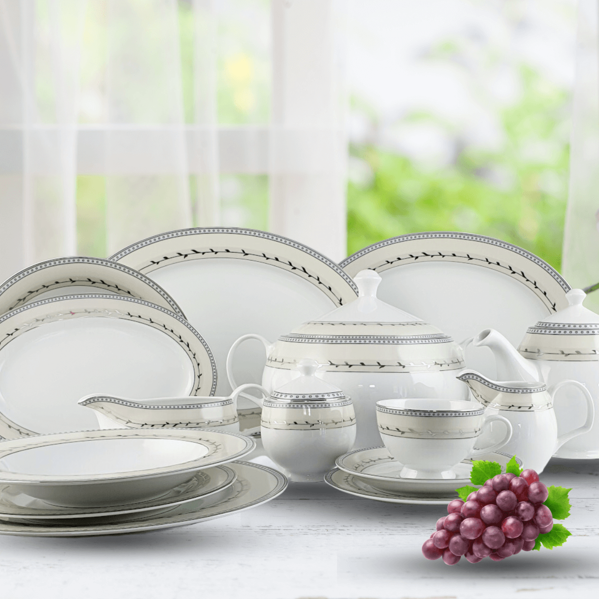 EDERA serwis combi 12 osobowy/ 81 sztuk.