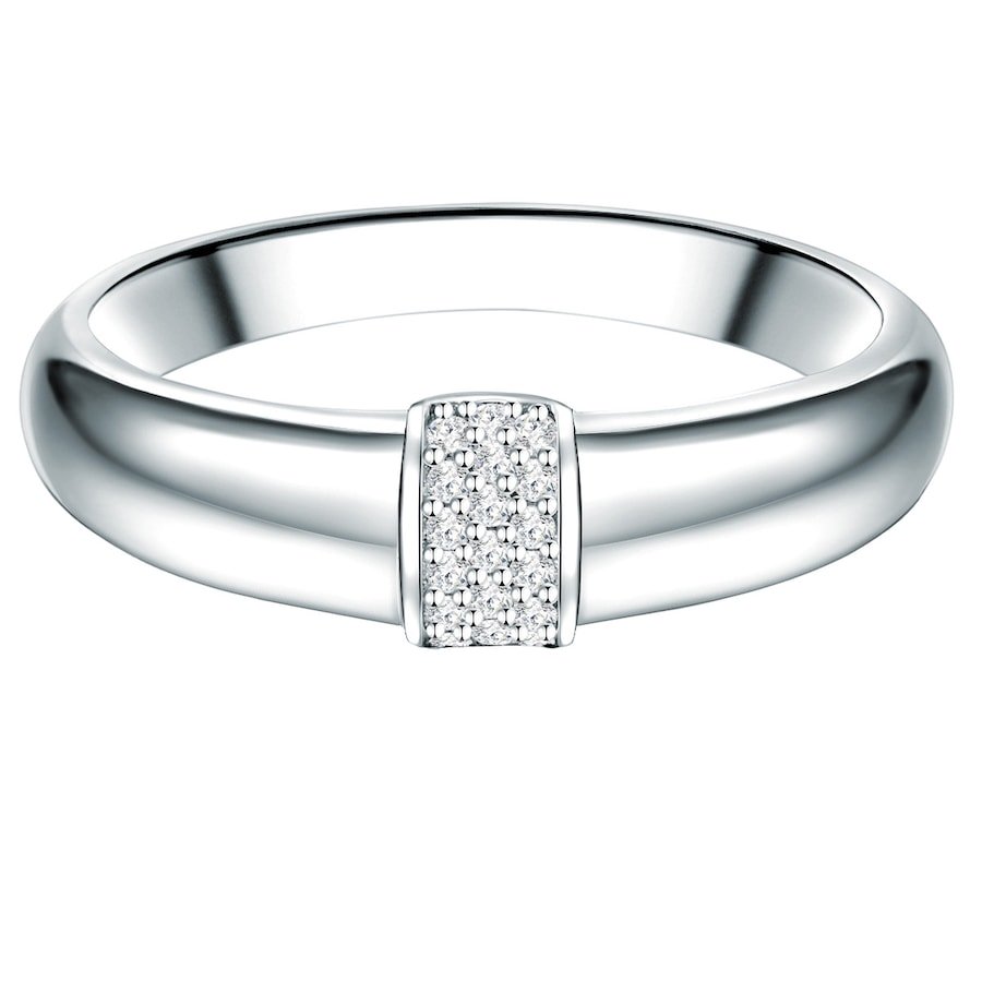 Trilani Srebrny pierścionek srebro wysokiej próby Cyrkonia srebrny Pierścionki 1 ct Damski