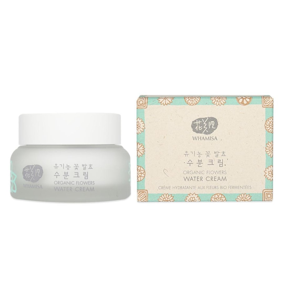 WHAMISA Nawadniający krem Organic Flowers Water Cream Kremy do twarzy 51 ml