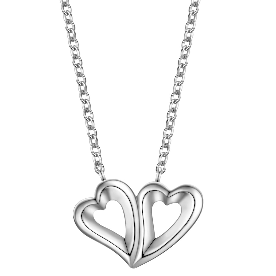 Rafaela Donata Łańcuszek Serce z Srebro wysokiej próby w Srebrny Naszyjniki 1 ct Damski