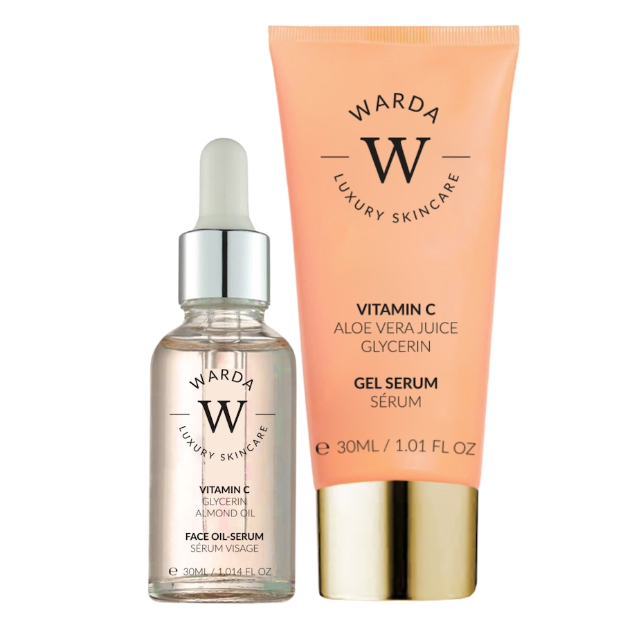WARDA LUXURY SKINCARE Duet pielęgnacyjny z witaminą C Serum z witaminą c 1 ct Damski