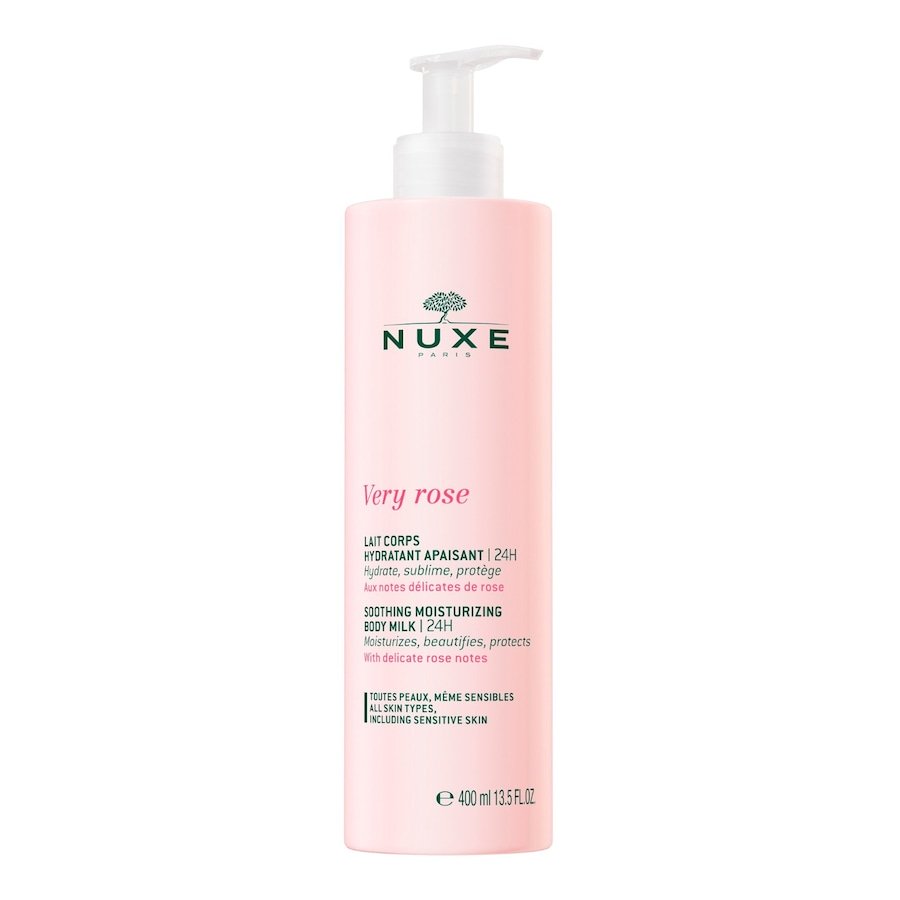 NUXE Very Rose Kojąco-nawilżające mleczko do ciała | 24H* Balsamy do ciała 400 ml Damski