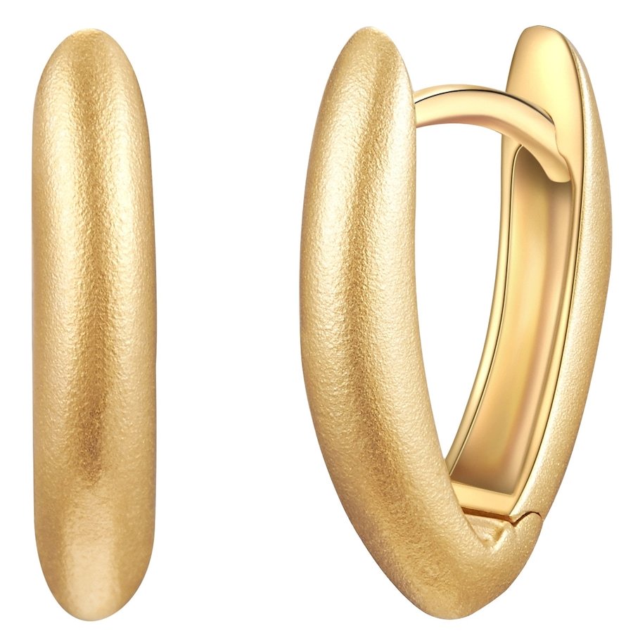 Rafaela Donata Kolczyki z Srebro wysokiej próby w Żółte złoto Kolczyki koła 1 ct Damski