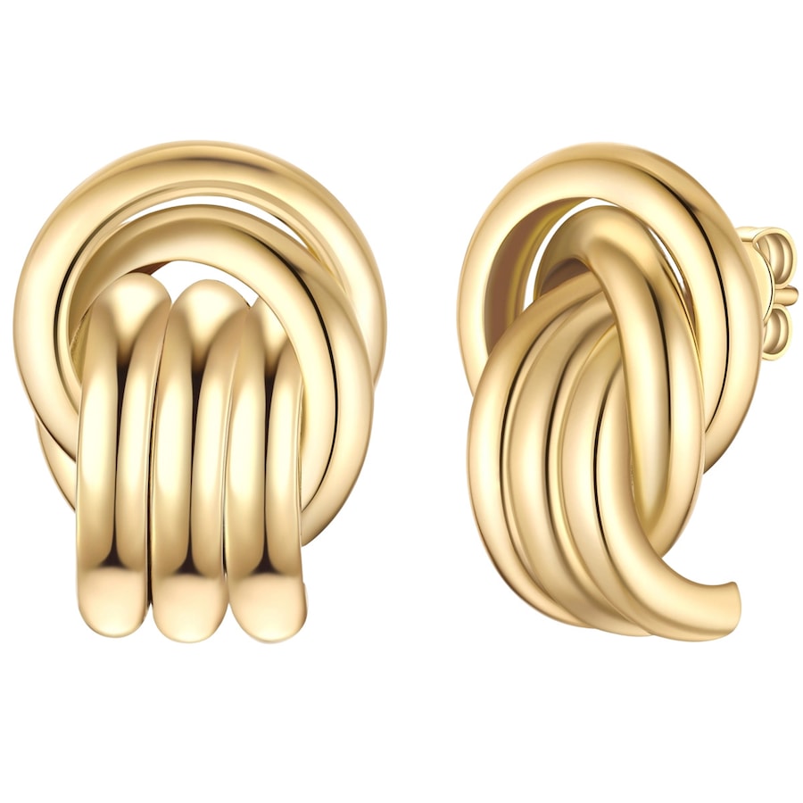 Yokoamii Kolczyki z pozlacanej stopu metali 1 ct Damski