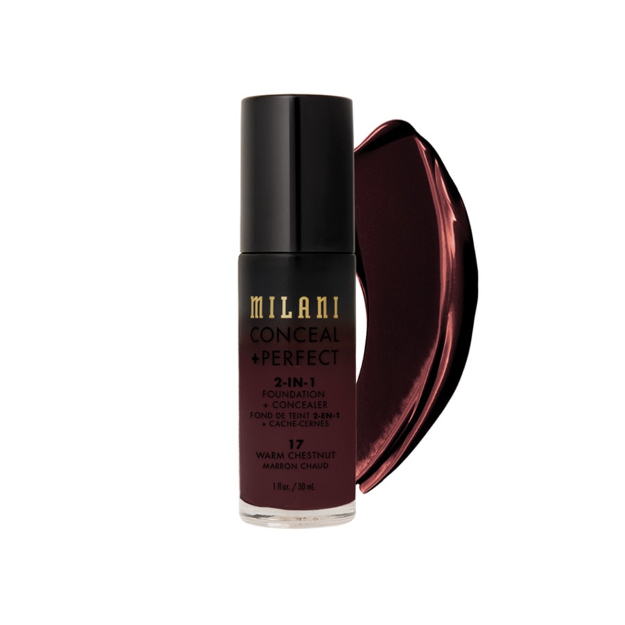 Milani Conceal + Perfect 2-in-1 Foundation + Concealer Podkłady 30 ml WARM CHESTNUT