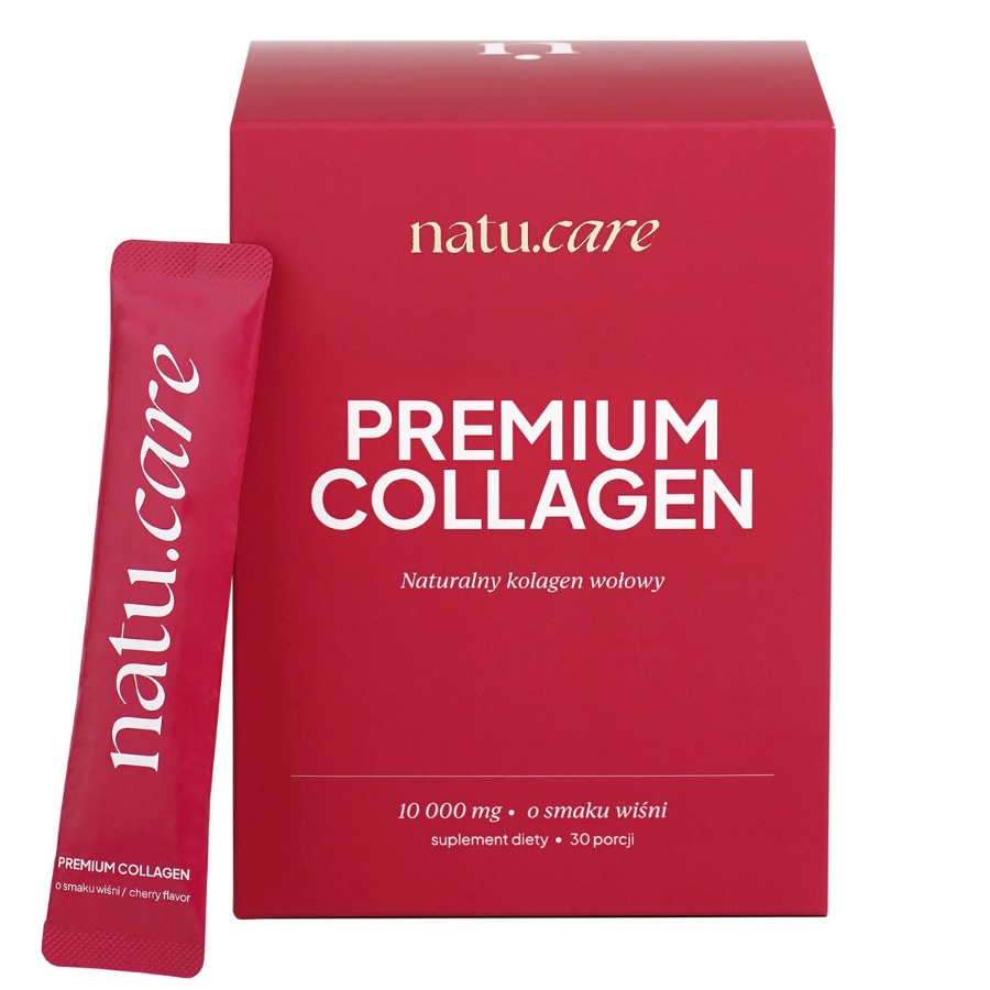 Natu Care Kolagen premium o smaku wiśni Piękne włosy 366 g