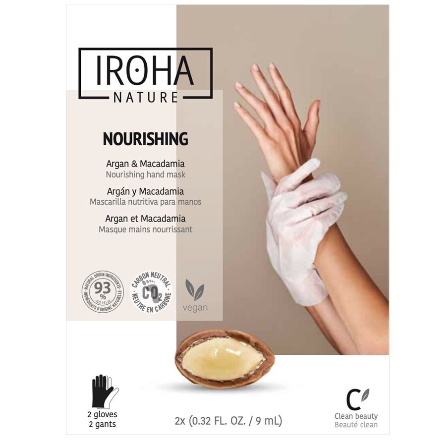 Iroha Nourishing Hand Mask Gloves Maseczki do rąk 1 ct