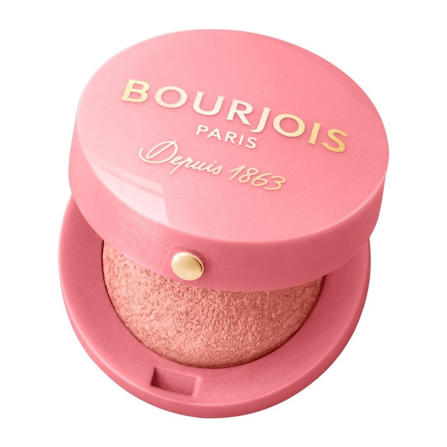 Bourjois Bourjois Little Round Pot trwały róż do policzków z lusterkiem i pędzelkiem nr 17 Rose Poupée, 2g Róż do policzków 54 - ROSE FRISSON