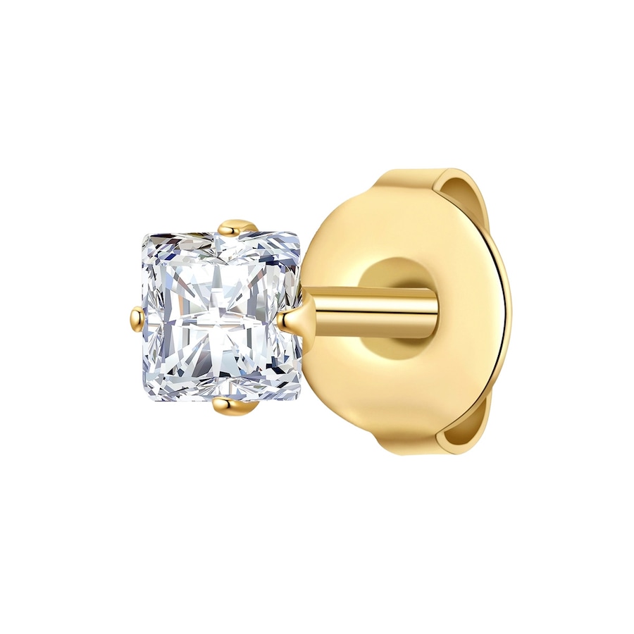 True Rebels Kolczyki Stal nierdzewna Żółte złoto 1 ct Męskie