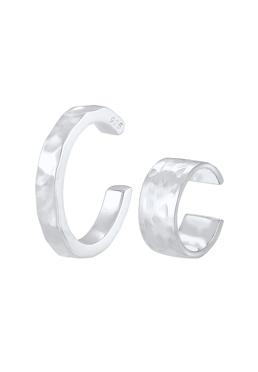 Elli Ladies Earcuff Set Geo Look in 925 Sterling Silver Nausznice 1 ct Damski