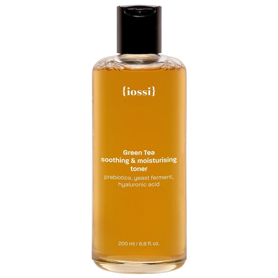 Iossi Zielona Herbata. Tonik kojąco-nawilżający.Prebiotyki, ferment z drożdzy, kwas hialuronowy. Toniki do twarzy 200 ml