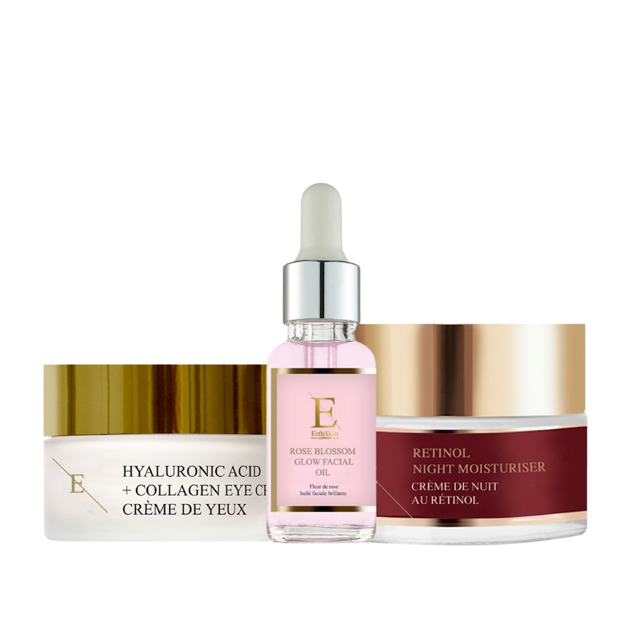 ErthSkin London Zestaw Night Shine i Eye Revival Kremy na noc 1 ct Damski