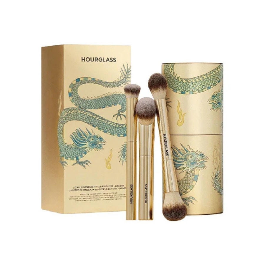Hourglass Complexion Essentials Brush Set Dragon Pędzle do podkładu 1 ct 1 szt.