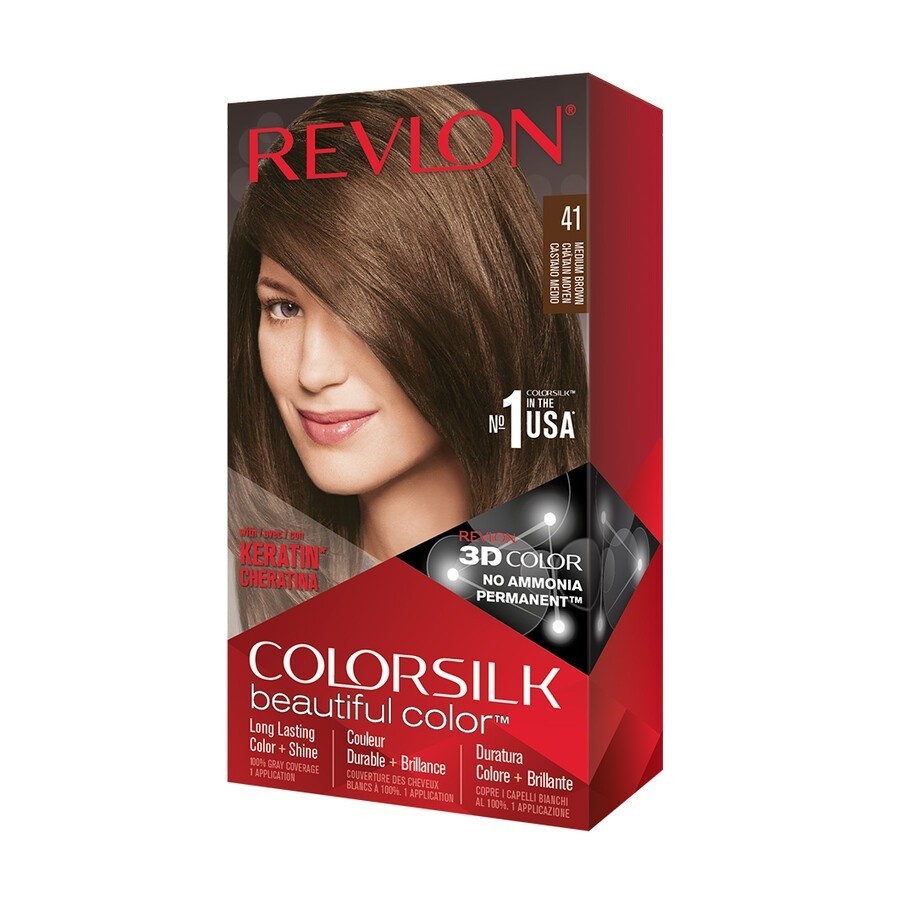 Revlon ColorSilk Beautiful Color Farby do włosów 1 ct Brązowy