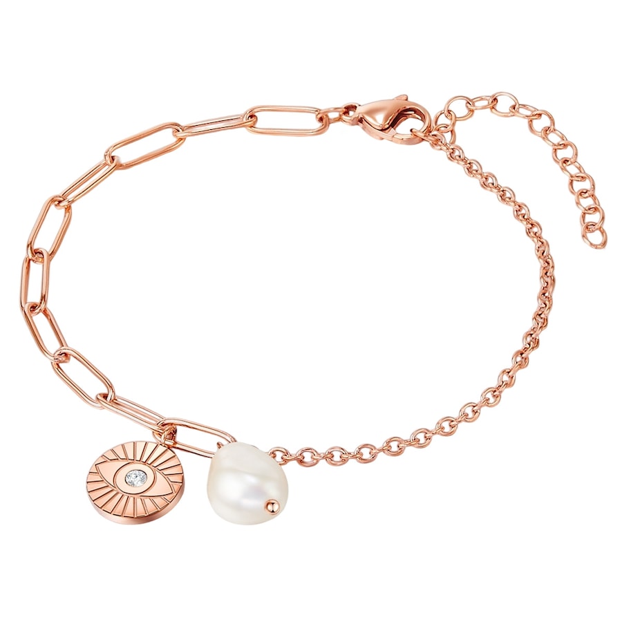 Valero Pearls Stal nierdzewna Preciosa Perła hodowlana słodkowodna Bransoletki 1 ct Damski