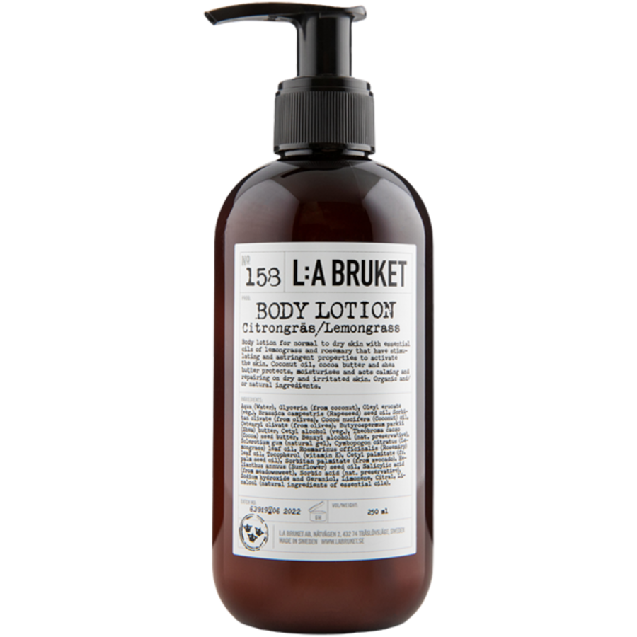 L:A BRUKET 158 Body Lotion Lemongrass Balsamy do ciała 240 ml Damski