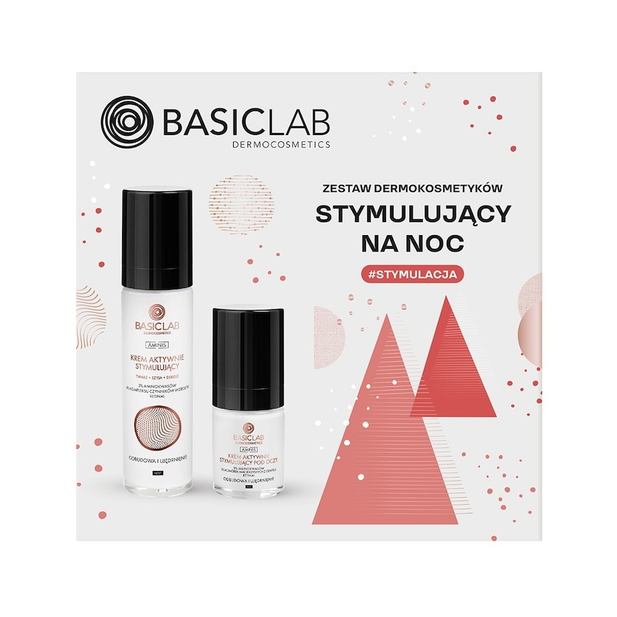 BasicLab ŚWIĄTECZNY ZESTAW AMINIS NA NOC Kremy przeciwzmarszczkowe 1 ct