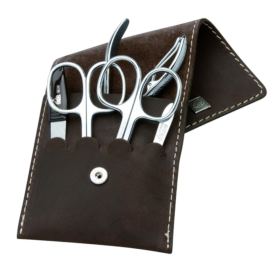 ERBE Manicure Pocket Case Range "Mountain Bear", brown, 5 pcs. Zestawy do manicure 1 ct