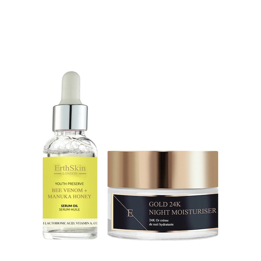 ErthSkin London Bienenöl + Gold Night Duo Kremy na noc 1 ct Damski
