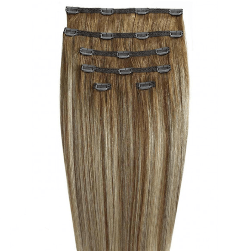 Gold24 Gold24 Przedłużenie włosów Clip-in #4 Brązowy - 60 cm Przedłużanie włosów 1 ct Brązowy