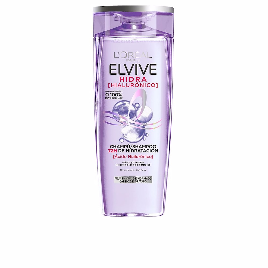 L’Oréal Paris ELVIVE HYDRA HYALURONIC szampon 72h nawilżenie Szampony 370 ml Damski