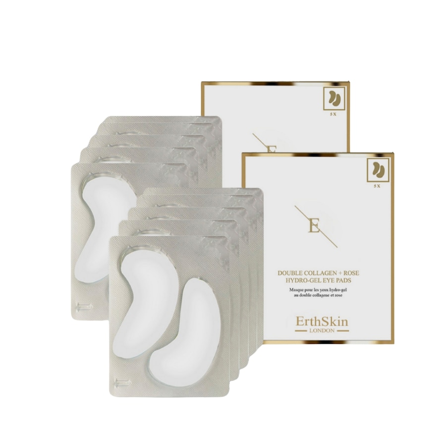 ErthSkin London Podwójne płatki pod oczy z kolagenem i różą w hydrożelu Płatki pod oczy 50 g Damski