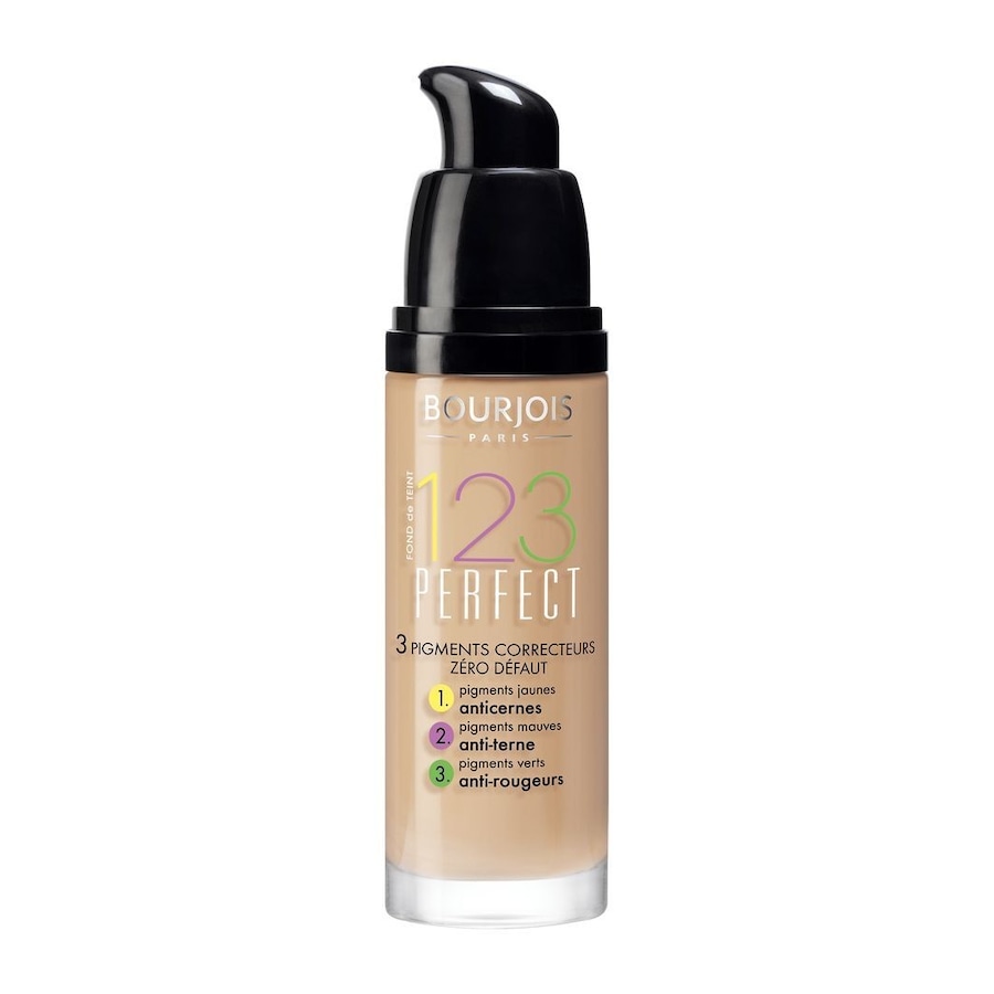 Bourjois Bourjois 123 Perfect długotrwały podkład kryjący nr 51 - Light Vanilla Podkłady 30 ml 53 - LIGHT BEIGE