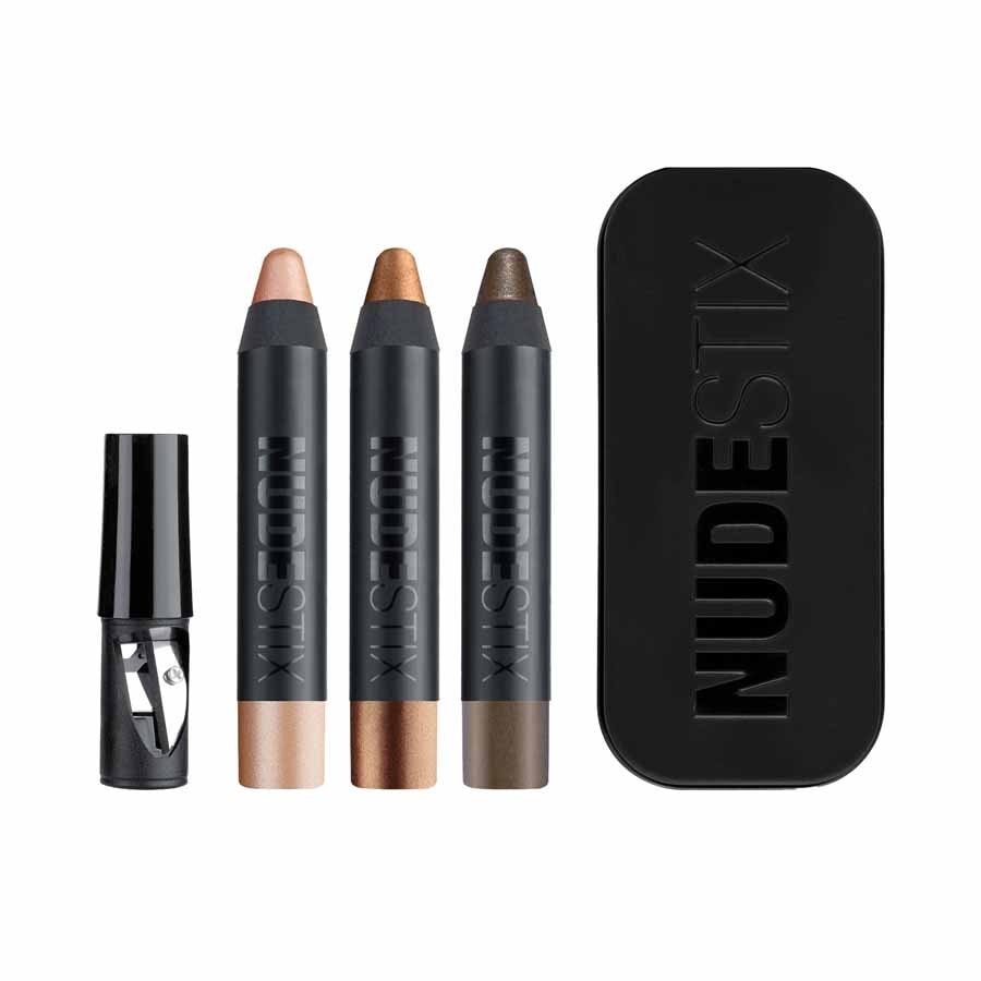 Nudestix Mini Nude Metallic EyeS Kit Zestawy kosmetyków do makijażu 1 ct MINI EYES KIT 2
