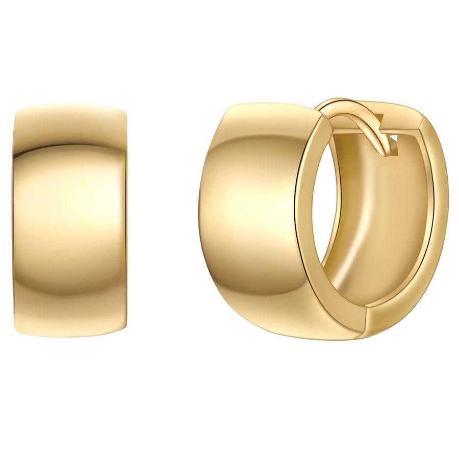 Yokoamii Kolczyki z Stop metali w Żółte złoto Kolczyki koła 1 ct Damski