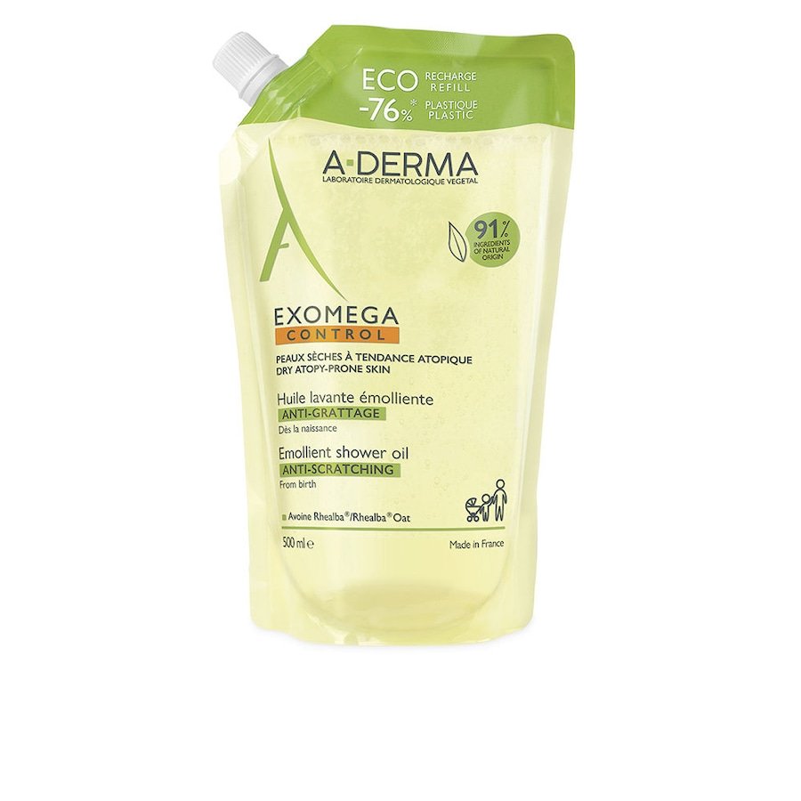 A-DERMA Exomega Control ekologiczny olej zamienny Żele i mydła do mycia dla niemowląt 500 ml