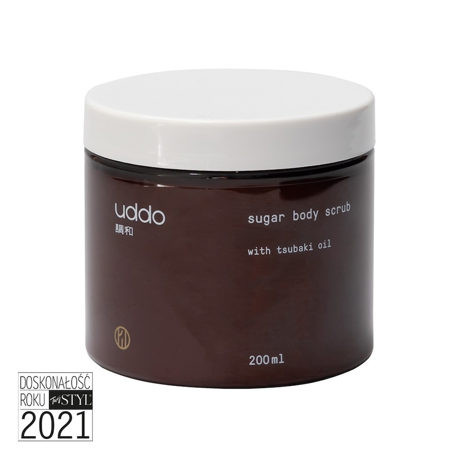 UDDO Cukrowy peeling do ciała z olejem tsubaki Peeling do ciała 200 ml