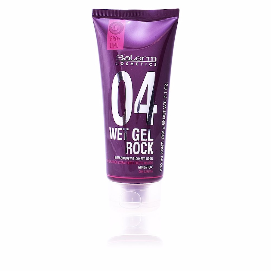 Salerm WET GEL ROCK extra-strong wet look styling gel Stylizacja włosów 200 ml