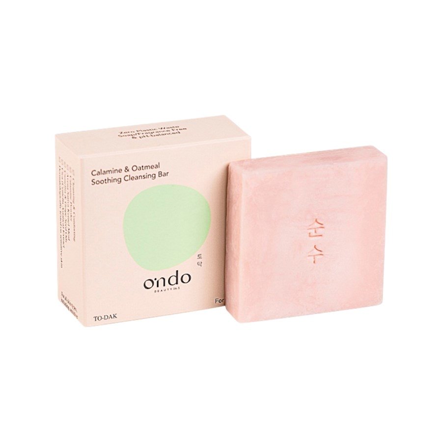 Ondo Beauty 36.5 Calamine & Oatmeal Soothing Cleansing Bar Mydła do twarzy 70 g Damski