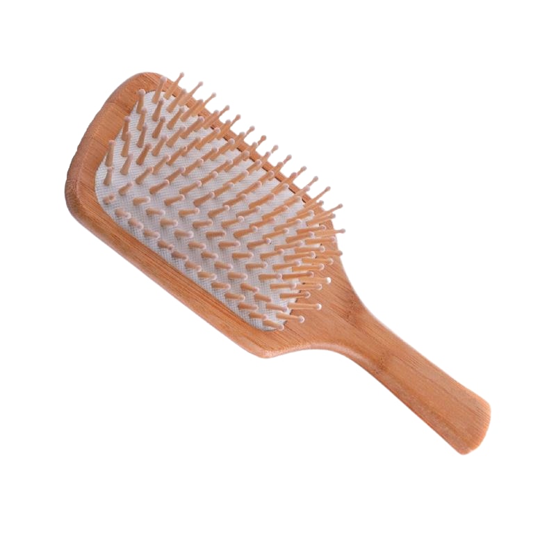 TBC Szczotka łopatkowa z drewna bukowego i klonowego Drewniane szczotki do włosów 1 ct