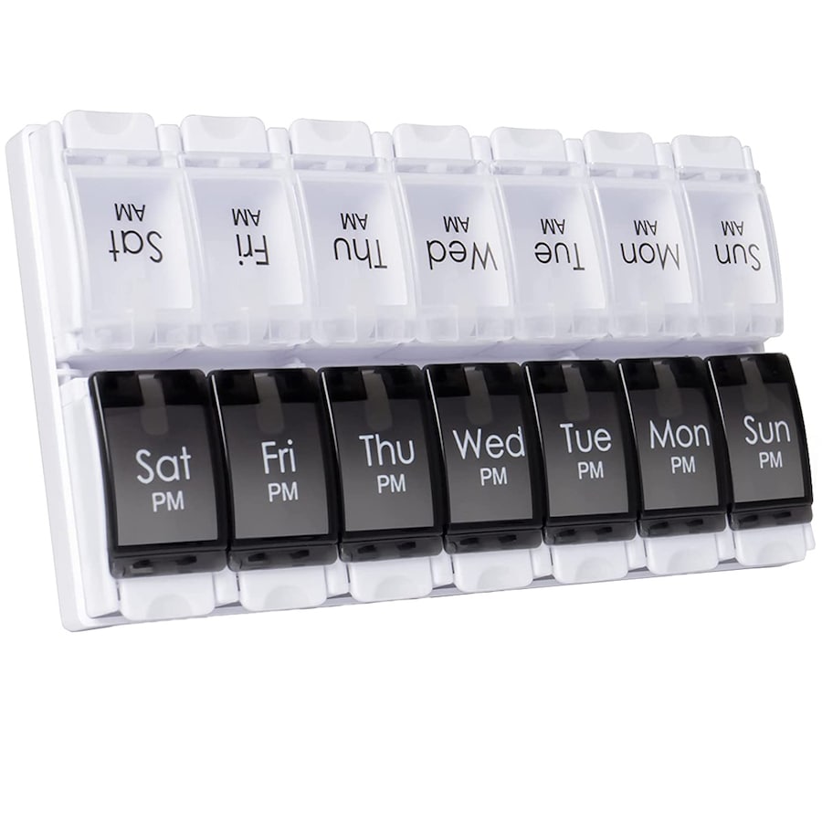 UNIQ Pudełko na tabletki / pudełko na 7 dni (rano / wieczorem) Akcesoria 1 ct