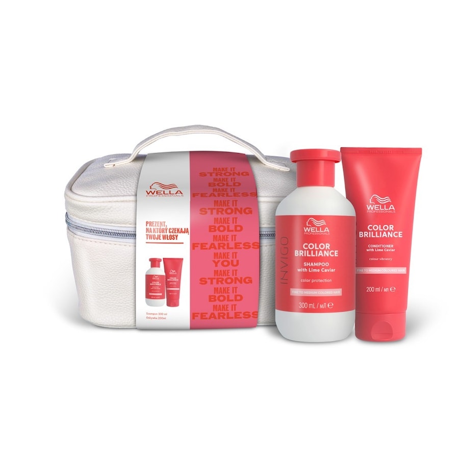 Wella INVIGO Color Brilliance Zestaw świąteczny Color Brilliance do włosów farbowanych Zestawy do pielęgnacji włosów 1 ct Damski