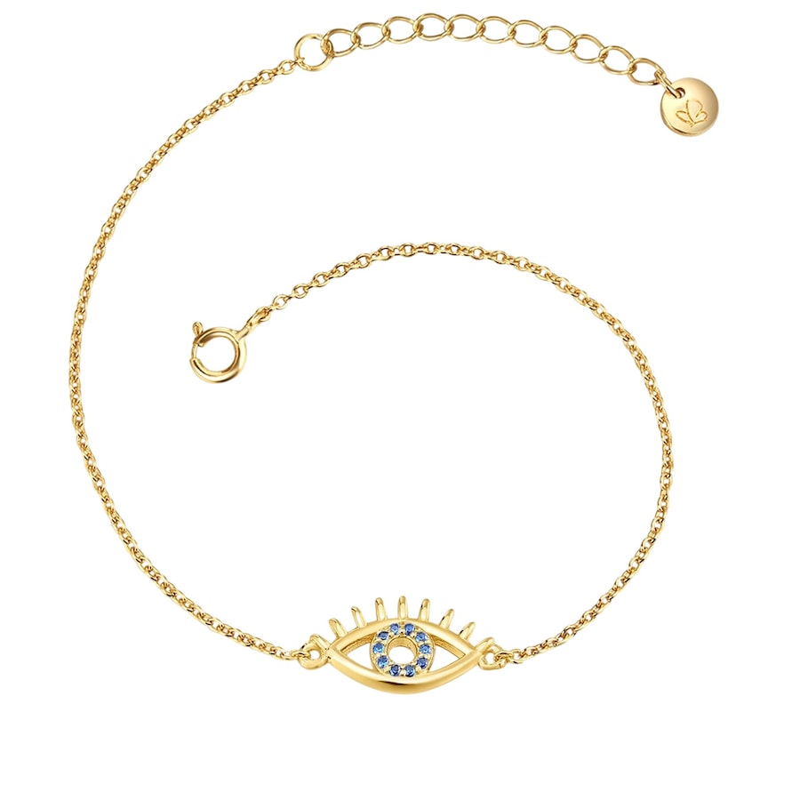 Glanzstücke München Bransoletka Wszechwidzace oko z Srebro wysokiej próby w Żółte złoto Bransoletki 1 ct Damski