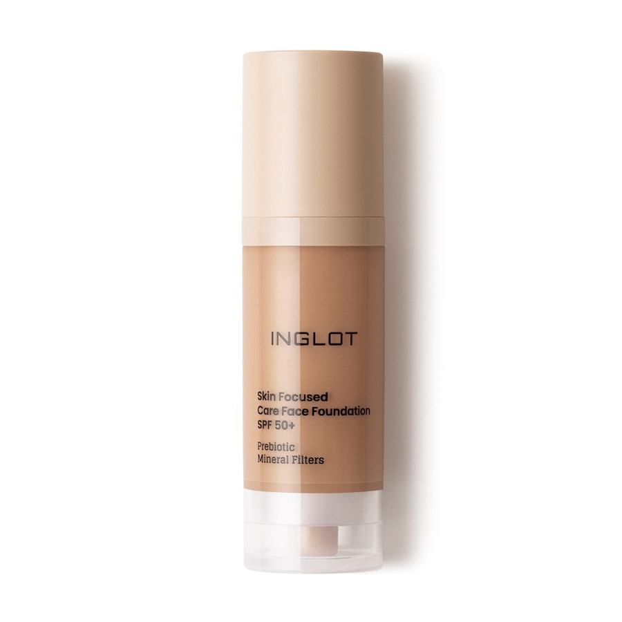 Inglot PIELĘGNACYJNY PODKŁAD DO TWARZY SKIN FOCUSED SPF 50 INGLOT 308 MEDIUM OLIVE Podkłady 30 ml 314 - APRICOT TAN