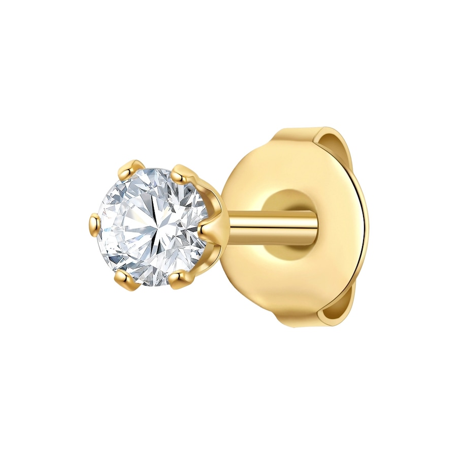 True Rebels Kolczyki Stal nierdzewna Żółte złoto 1 ct Męskie