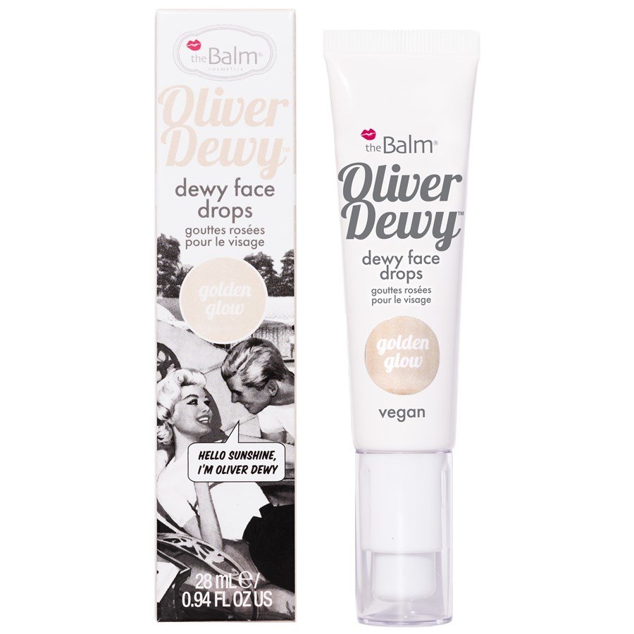 theBalm Oliver Dewy Face Drop Rozświetlacze 28 ml Złoty blask
