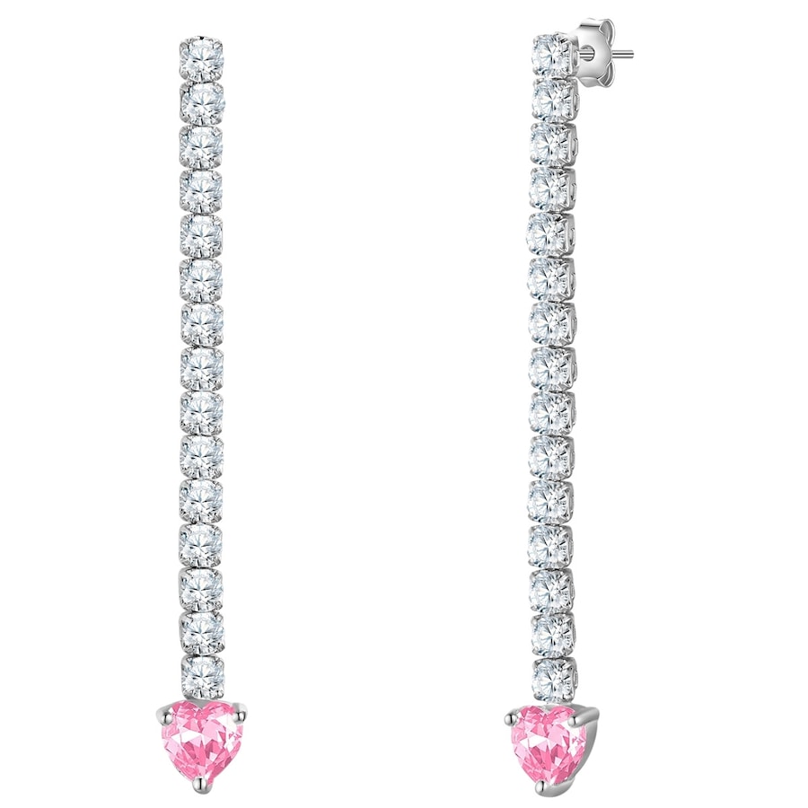 Glanzstücke München Kolczyki Serce z Srebro wysokiej próby w Srebrny 1 ct Damski