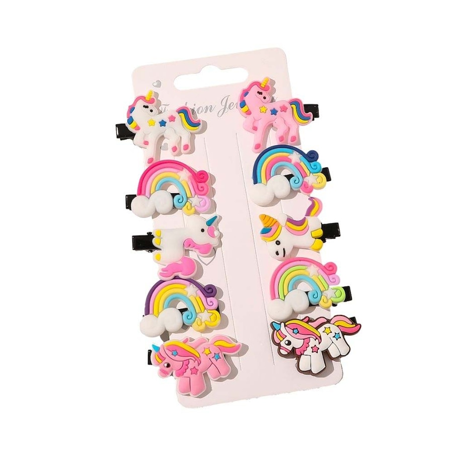 SOHO SOHO Tulle spinka do włosów - jednorożec Klamry i spinki do włosów 10 ct Biały Damski