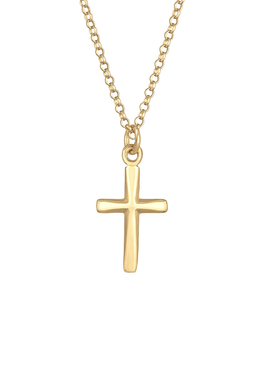 Elli Kreuz Filigran 925 Sterling Silber Kommunion Naszyjniki 1 ct Damski