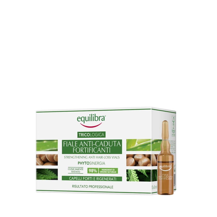 Equilibra Wzmacniające ampułki przeciw wypadaniu włosów TRICOLOGICA 10 amp. x 8 ml Odżywki do włosów 10 ml